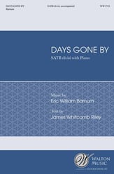 Days Gone By SATB choral sheet music cover